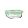 Εικόνα της Estia Φαγητοδοχείο Click&Seal Γυάλινο 370ml 16.3X12.3X6.2cm Με Καπάκι Πλαστικό Mint