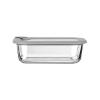Εικόνα της Estia Φαγητοδοχείο Colorseal Γυάλινο 640ml 18.9X14.5X6.7 Με Καπάκι Σιλικόνης Γκρι