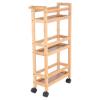 Εικόνα της Estia Τρόλευ Οργάνωσης Bamboo Essentials 3 Επιπεδων 36X15X74cm