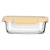 Εικόνα της Estia Φαγητοδοχείο Click&Seal Γυάλινο 1520ml 23.5X17.8X7.6cm Με Καπάκι Πλαστικό Ivory