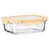 Εικόνα της Estia Φαγητοδοχείο Click&Seal Γυάλινο 1520ml 23.5X17.8X7.6cm Με Καπάκι Πλαστικό Ivory
