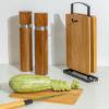 Εικόνα της Estia Σετ Επιφάνειες Κοπής Bamboo Essentials 5 Τεμ Με Βάση Μεταλλική