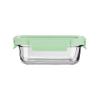 Εικόνα της Estia Φαγητοδοχείο Click&Seal Γυάλινο 640ml 18.9X14.5X6.7 Με Καπάκι Πλαστικό Mint