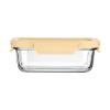 Εικόνα της Estia Φαγητοδοχείο Click&Seal Γυάλινο 1050ml 21.6X16.5X7.4cm Με Καπάκι Πλαστικό Ivory