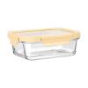 Εικόνα της Estia Φαγητοδοχείο Click&Seal Γυάλινο 1050ml 21.6X16.5X7.4cm Με Καπάκι Πλαστικό Ivory