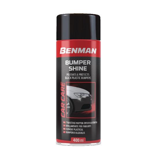 Εικόνα της Benman 28599 Σπρέι Γυαλίσματος για Μαύρο Αμάξωμα Bumper Shine 400ml
