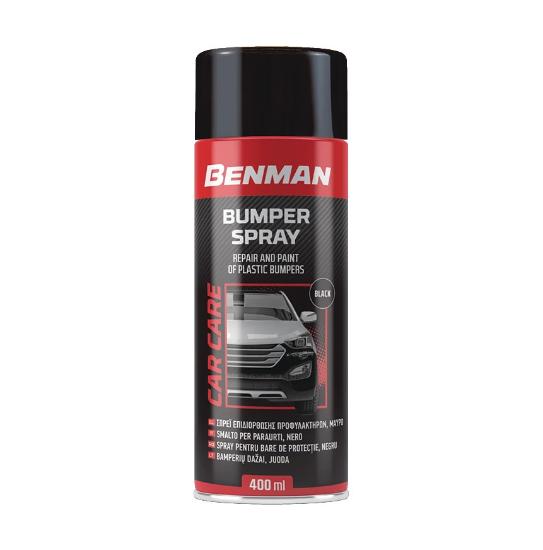 Εικόνα της Benman 33869 Bumper Σπρέι Βαφής για Πλαστικά Αυτοκινήτου Μαύρο 400ml