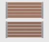 Εικόνα της NewPlan WPC Περίφραξης 20/140mm L.BROWN 40