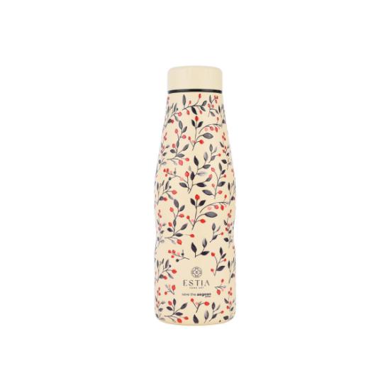 Εικόνα της Estia Θερμός Travel Flask Save The Aegean 500Ml Bloom  Beige