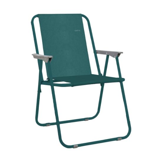 Εικόνα της Estia Καρέκλα Θαλάσσης Teal Green Αναδιπλούμενη Υφασμάτινη 52X44X75Cm