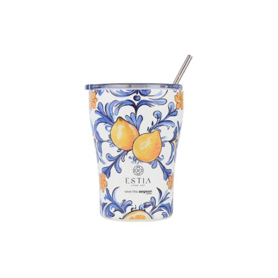Εικόνα της Estia Θερμός Coffee Mug Save The Aegean 350Ml Amalfi Coast