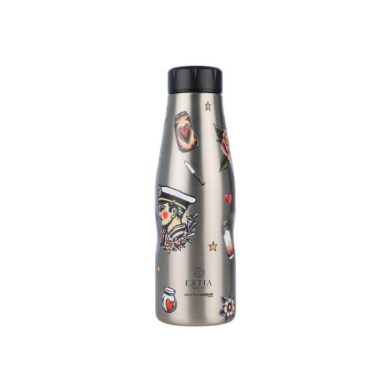 Εικόνα της Estia Θερμός Travel Flask Save The Aegean 500Ml Old School Ink