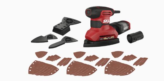 Εικόνα της Skil 7261 AB Πολυτριβείο CLIC 4 σε 1 160W & 45 Γυαλόχαρτα