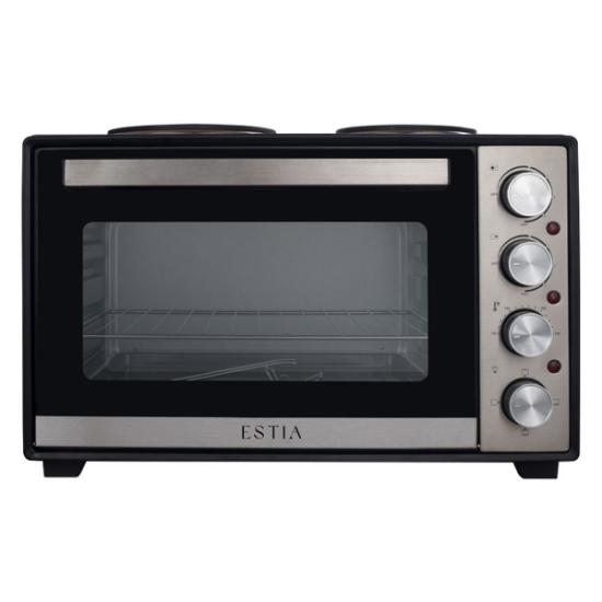 Εικόνα της Estia Ηλεκτρικό Φουρνάκι Multiook Compact 3600W 38lt Με 2 Εστίες & Αντικολλητικό Εσωτερικό