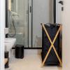 Εικόνα της Estia Estia Καλάθι Απλύτων Bamboo Essentials 102Lt 3 Θέσεων 68X40X76Cm Μαύρο