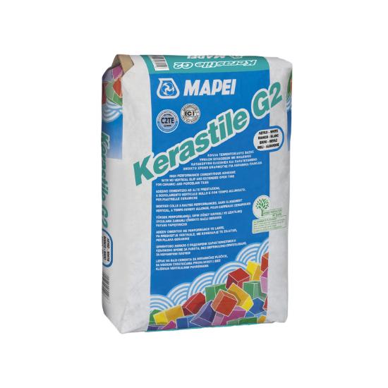Εικόνα της Mapei Κόλλα Πλακιδίων Kerastile G2 White Mapei 25Kg