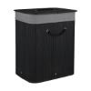 Εικόνα της Estia Estia Καλάθι Απλύτων Bamboo Essentials 60Lt Πτυσσόμενο Ορθογώνιο Μαύρο Νεα Πλέξη