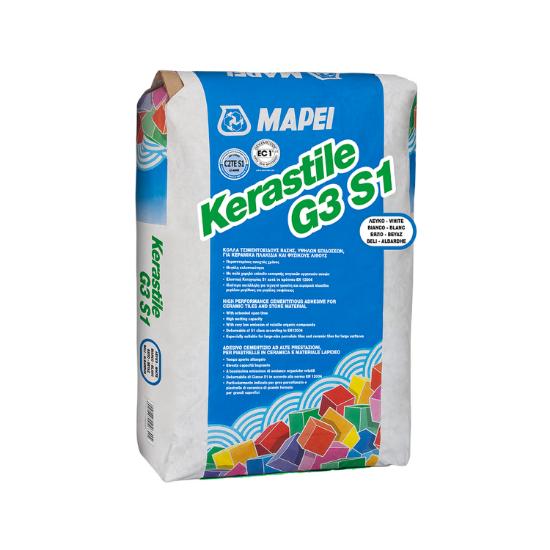 Εικόνα της Mapei Κόλλα Πλακιδίων Kerastile G3 S1 White Mapei 25Kg