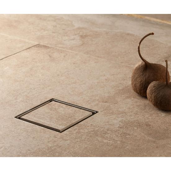 Εικόνα της Pestan Ανοξείδωτο Σιφόνι Δαπέδου Confluo Ceramic Dry 3 10X10Cm