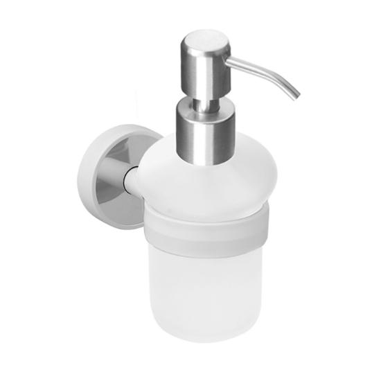 Εικόνα της Karag Δοχείο Σαπουνιού Γυάλινο Optimo 6801 99 Λευκό