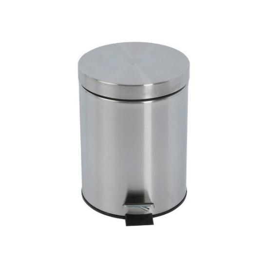 Εικόνα της Karag Χαρτοδοχείο Απορριμμάτων Σατινέ Hotel Ga-8805S 5L