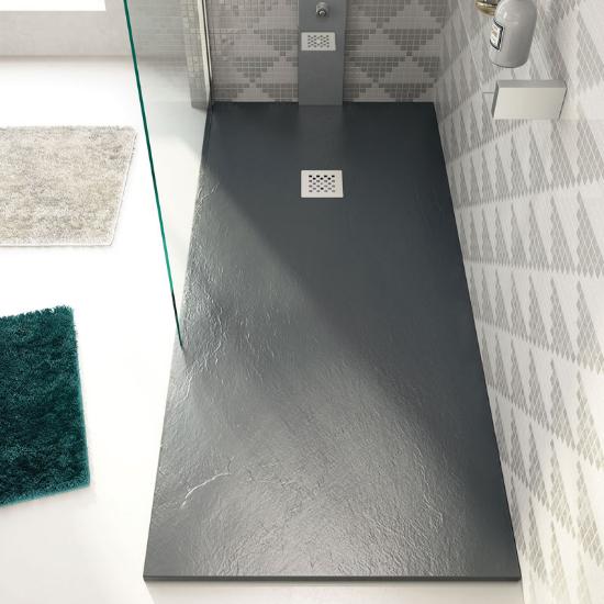 Εικόνα της Karag Ντουζιέρα τετράγωνη Υψηλής Αντοχής PIETRA Ardesia