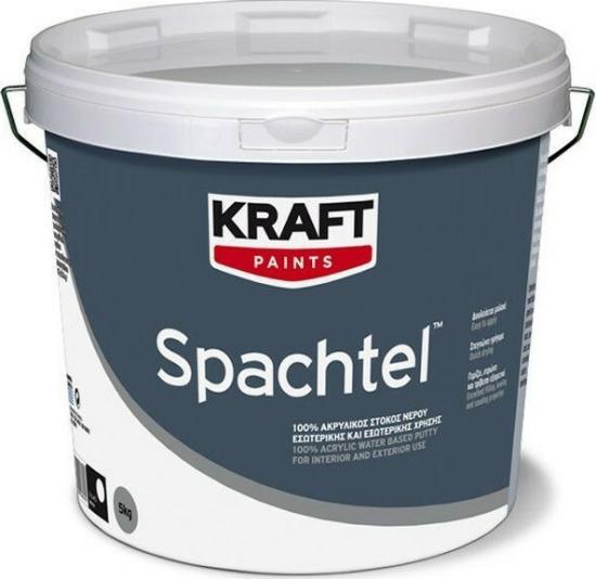 Εικόνα της Kraft Spachtel 100% Ακρυλικός Στόκος Νερού Εσωτερικής και Εξωτερικής Χρήσης 400gr