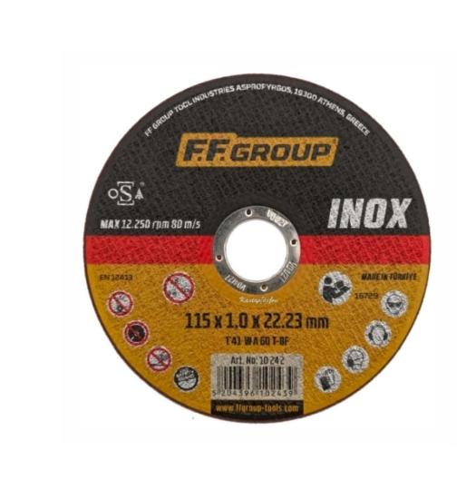 Εικόνα της FFgroup Δίσκος Κοπής Σιδήρου-Inox Φ115x1.00mm