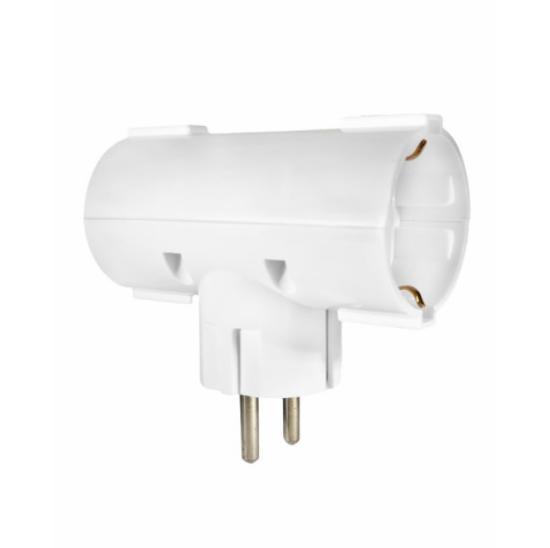 Εικόνα της Elvhx Αντάπτορας Τυπου Schuko 2θ Schuko Max 3680w Ip20 Λευκό