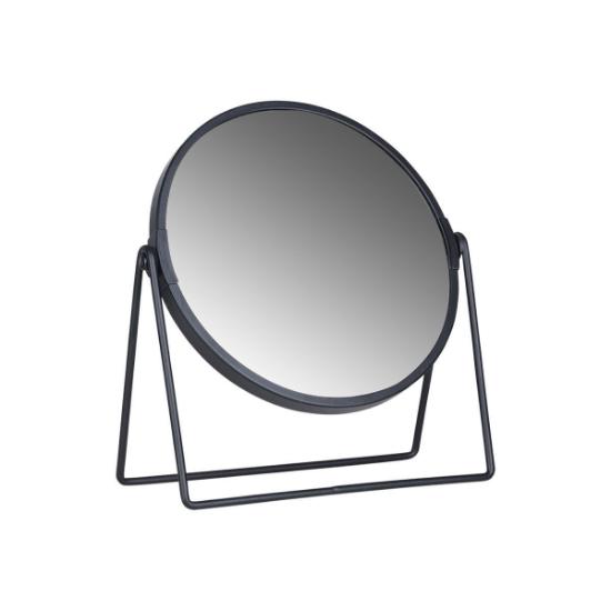Εικόνα της Homely Καθρεπτης Επιτραπεζιος Με Μεταλλικη Βαση Μαυρος