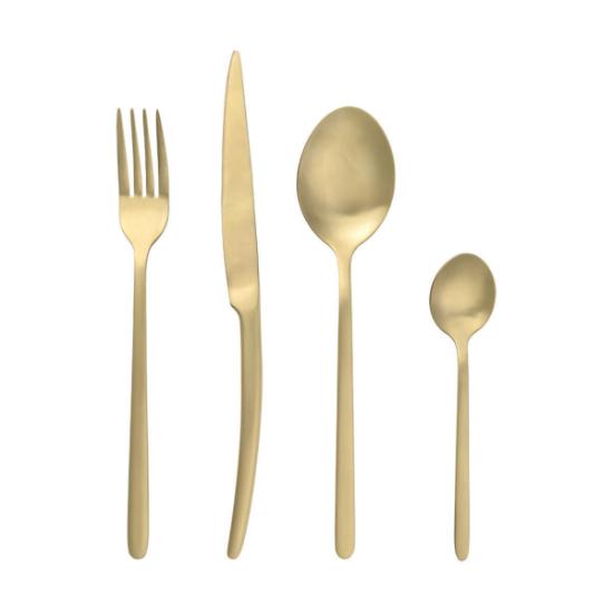 Εικόνα της Estia Σετ Μαχαιροπίρουνα Champange Ανοξείδωτο Ατσάλι 18/0 24 Τεμ.