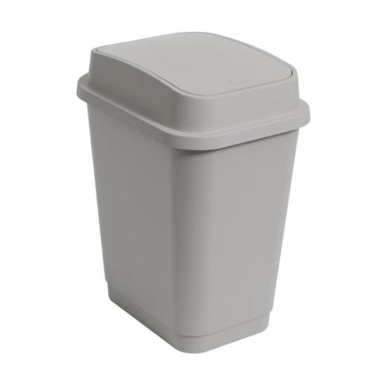Εικόνα της Κάδος Απορριμάτων Fliptop 2 25lt Γκρι