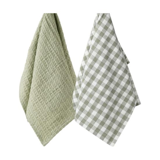 Εικόνα της Estia Πετσέτα Κουζίνας Casa 45x65cm Γκρι Σετ 2τεμ.