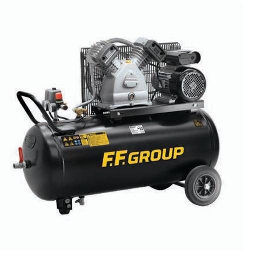 Εικόνα της FFGroup Αεροσυμπιεστής Eπαγγελματικός με Iμάντα 10759 AC-B 100/3MC HD