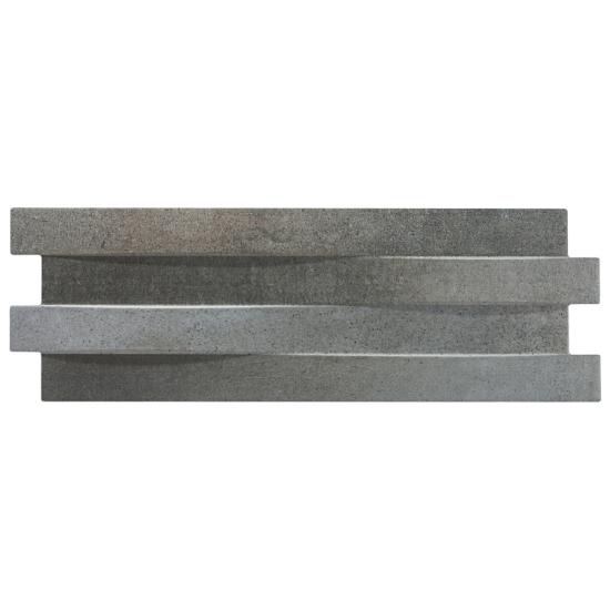 Εικόνα της Bagno Tiles Πλακάκι Cherokee Grafito Rlv 17X52Cm