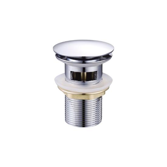 Εικόνα της Karag Βαλβίδα Νιπτήρος Με Υπερχείλιση Και Χρωμέ Καπάκι D101