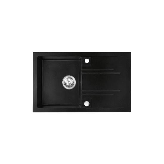 Εικόνα της Ferro Νεροχύτης Κουζίνας Γραφίτη Drgm48/78Ba 78X48Cm