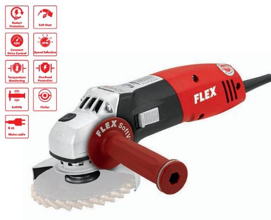 Εικόνα της Flex Γωνιακός Τροχός Ρυθμιζόμενος LE 14-7 125 INOX