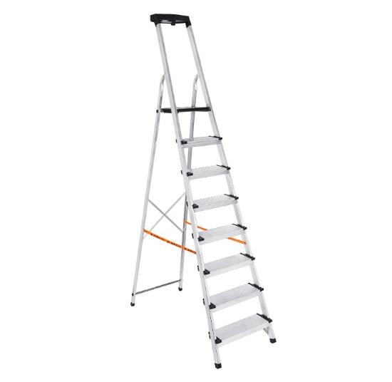 Εικόνα της Palbest Advance XXL Σκάλα Αλουμινίου Με Εργαλειοθήκη & Φαρδιά Σκαλοπάτια 13cm