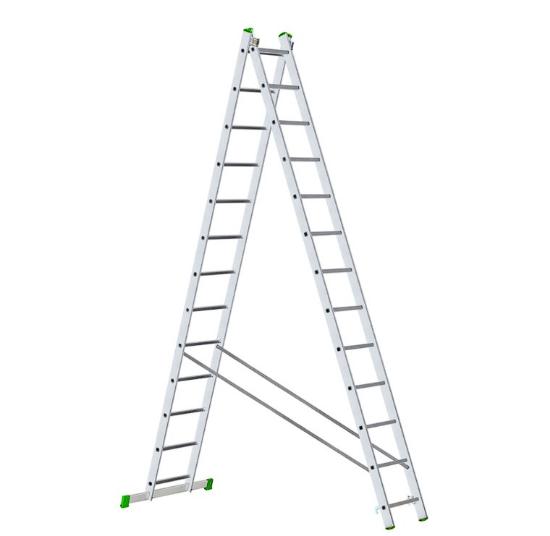 Εικόνα της Palbest Europro Διπλή Σκάλα Αλουμινίου