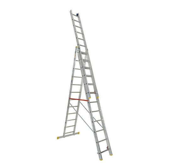 Εικόνα της Palbest Ultra Plus Σκάλα Αλουμινίου Τριπλού Συνδυασμού