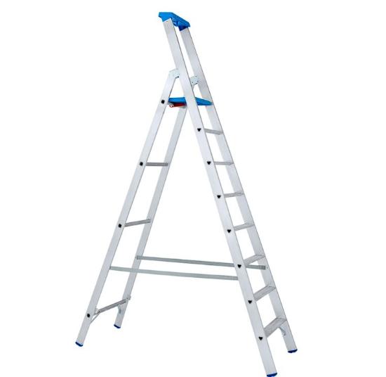 Εικόνα της Palbest Σκάλα Αλουμινίου Ultra Plus με πλατύσκαλο και εργαλειοθήκη