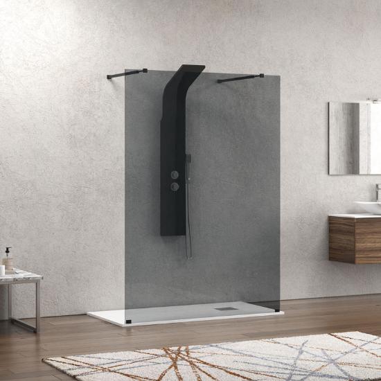 Εικόνα της Karag Σταθερό Πάνελ Καμπίνας Με Fume Κρύσταλλο Walkin 3 Nero