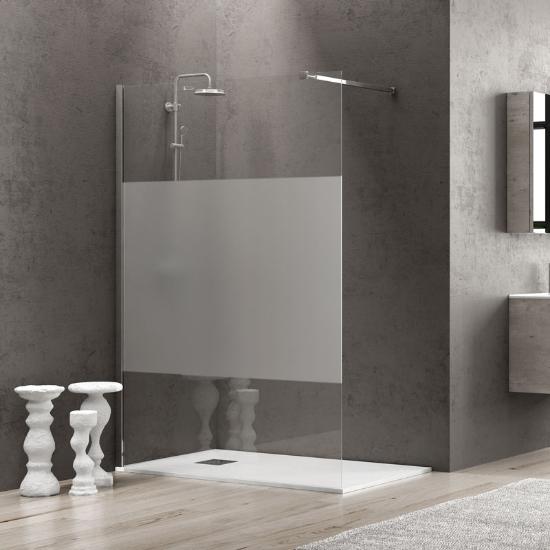 Εικόνα της Karag Σταθερό Διαχωριστικό Ντουζιέρας με Σεριγραφάτο Κρύσταλλο FREE 1 Cromo