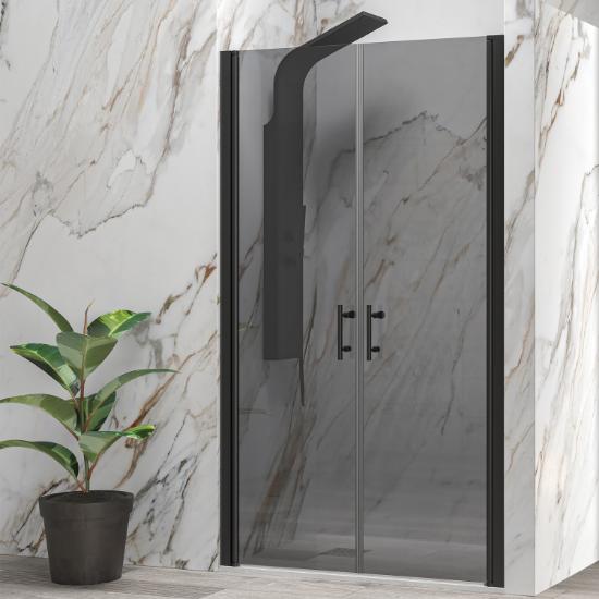 Εικόνα της Karag Καμπίνα από Τοίχο σε Τοίχο με fume Κρύσταλλο S 28 ALTO SALLON Black