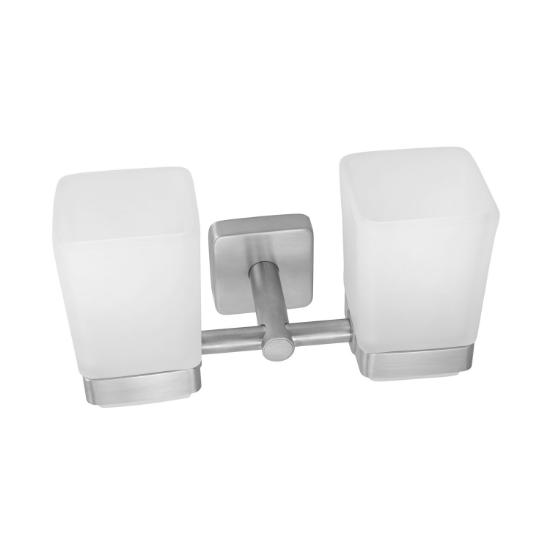 Εικόνα της Karag Ποτηροθήκη Διπλή Quattro 4855 99 Σατινέ