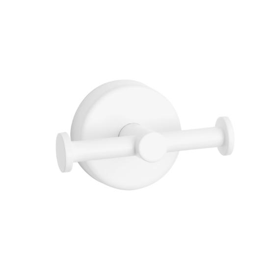 Εικόνα της Karag Άγκιστρο Μπάνιου Διπλό Moderno 2222 66 Λευκό Ματ