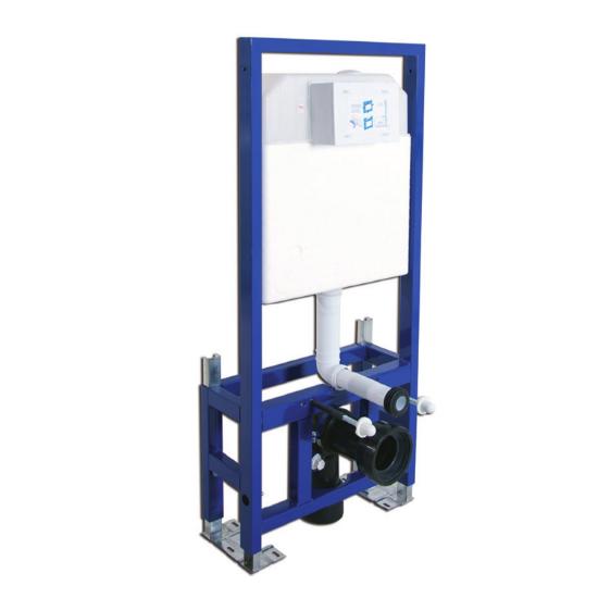 Εικόνα της Karag Καζανάκι Εντοιχισμού Τοίχου Με Πόδια Στήριξης Για Αναρτώμενες Λεκάνες T112-002