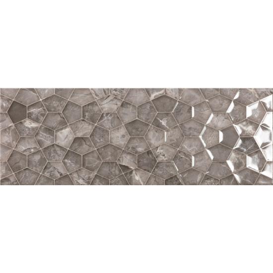 Εικόνα της Bagno Tiles Πλακάκι Ariana Graphite Rlv 25X70Cm