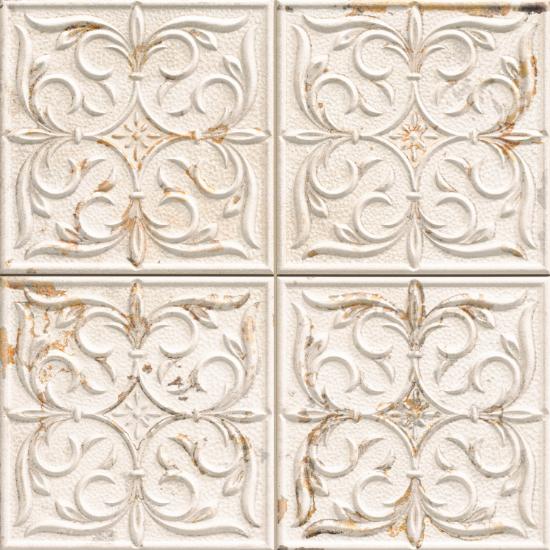 Εικόνα της Bagno Tiles Πλακάκι Antigua Lis White 33X33Cm